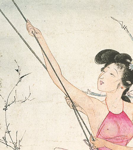 鼎城-胡也佛的仕女画和最知名的金瓶梅秘戏图